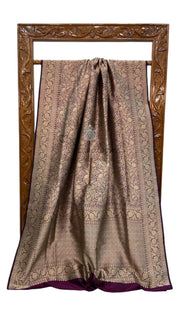 Pure Katan Silk Banarasi Handloom Saree - Tanchui Brocade - The Handlooms