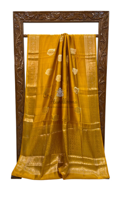 Pure Mango Silk Banarasi Handloom Saree