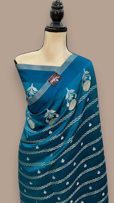 Pure Mango Silk Banarasi Handloom Saree