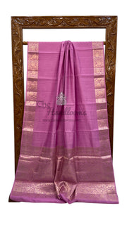 Pure Chiniya Silk Khaddi Handloom Banarasi Saree - The Handlooms