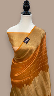 Pure Metallic Tissue Handloom Banarasi Saree - The Handlooms