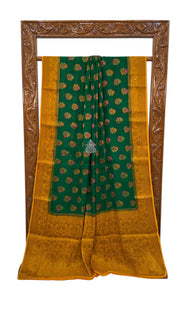Pure Chiffon Khaddi Banarasi Saree - The Handlooms