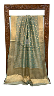 Pure Kora Tissue Handloom Banarasi Saree - The Handlooms