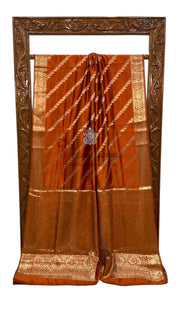 Pure Mango Silk Handloom Banarasi Saree - The Handlooms