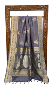Pure Mushroo Silk Handloom Banarasi Saree - The Handlooms