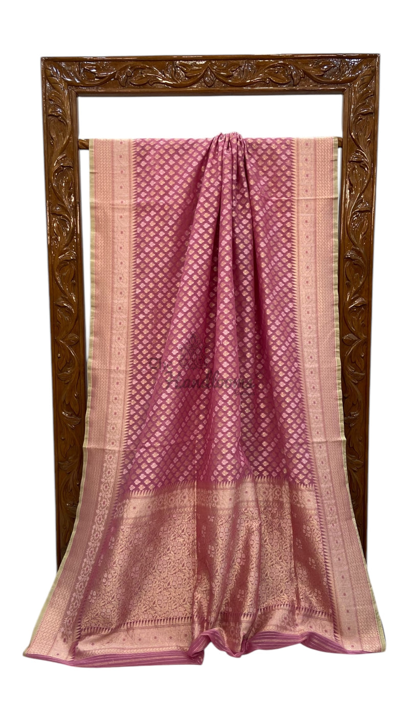 Pure Cotton Banarasi Handloom Saree - The Handlooms