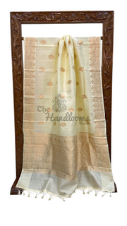 Pure Katan Silk Banarasi Handloom Saree - All over Kadua motifs - The Handlooms