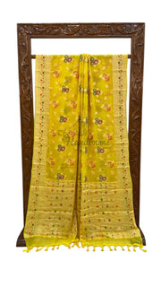 Pure Chiffon Khaddi Banarasi Saree - The Handlooms