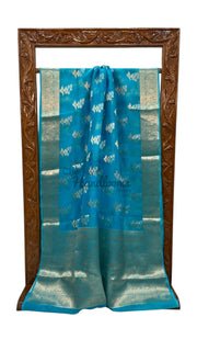 Pure Kora Handloom Banarasi Saree - The Handlooms