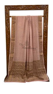 Pure Chiffon Khaddi Banarasi Saree - The Handlooms