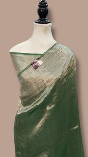 Pure Kora Tissue Handloom Banarasi Saree - The Handlooms