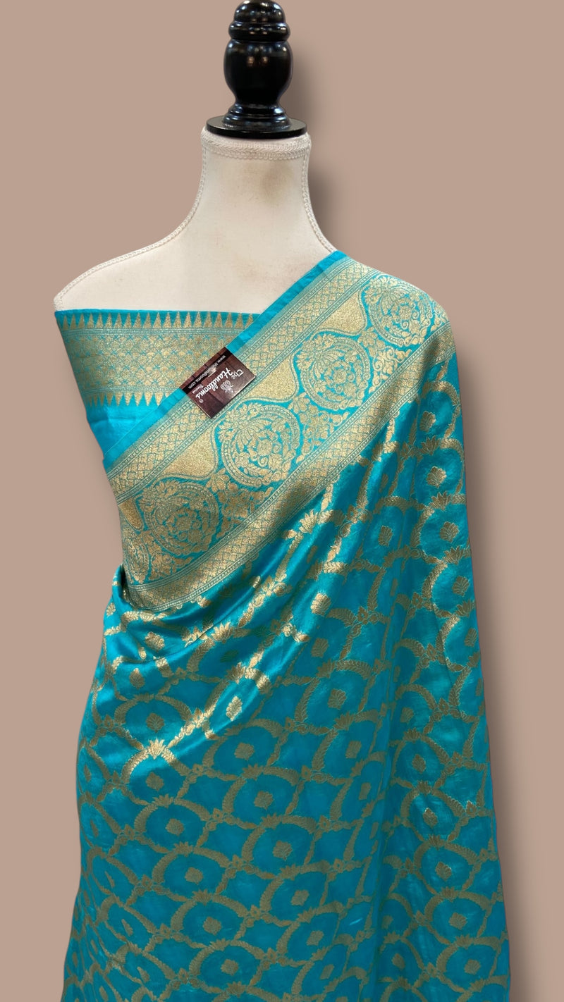 Pure Chiniya Khaddi Handloom Banarasi Saree - The Handlooms