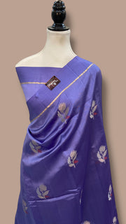 Pure Mango Silk Banarasi Handloom Saree - The Handlooms