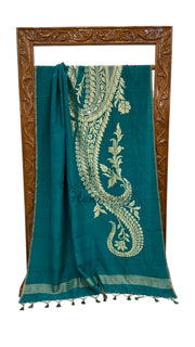 Moonga Georgette Handloom Banarasi Saree - The Handlooms