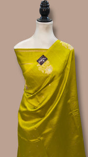 Pure Katan Silk Banarasi Handloom Saree - All over Kadua Motifs - The Handlooms