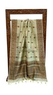 Pure Raw Silk Handloom Banarasi Saree - The Handlooms