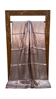 Pure Kora Tissue Tanchui Handloom Banarasi Saree - The Handlooms