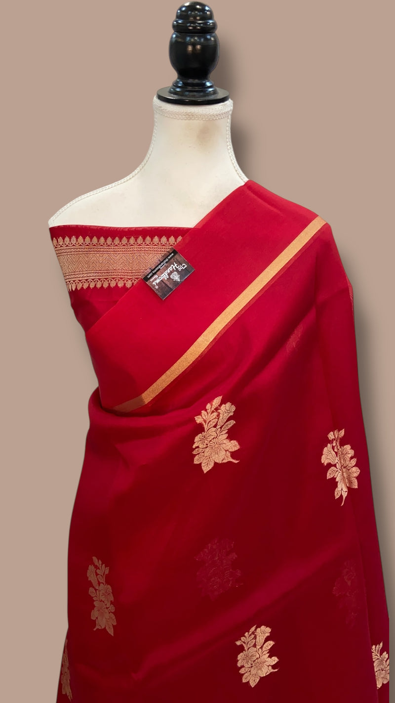 Pure Kora Handloom Banarasi Saree - The Handlooms