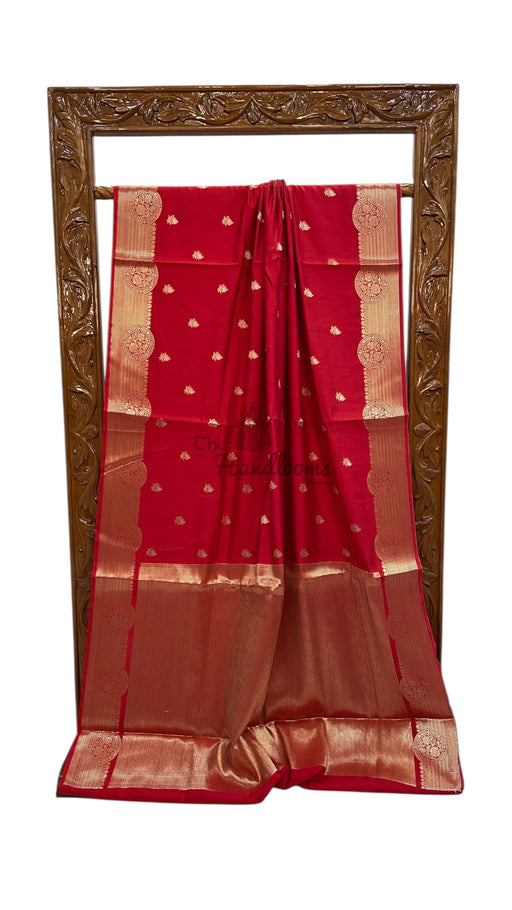 Pure Chiniya Silk Handloom Banarasi Saree - The Handlooms