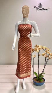 Tissue Khaddi Georgette Banarasi Dress material - The Handlooms