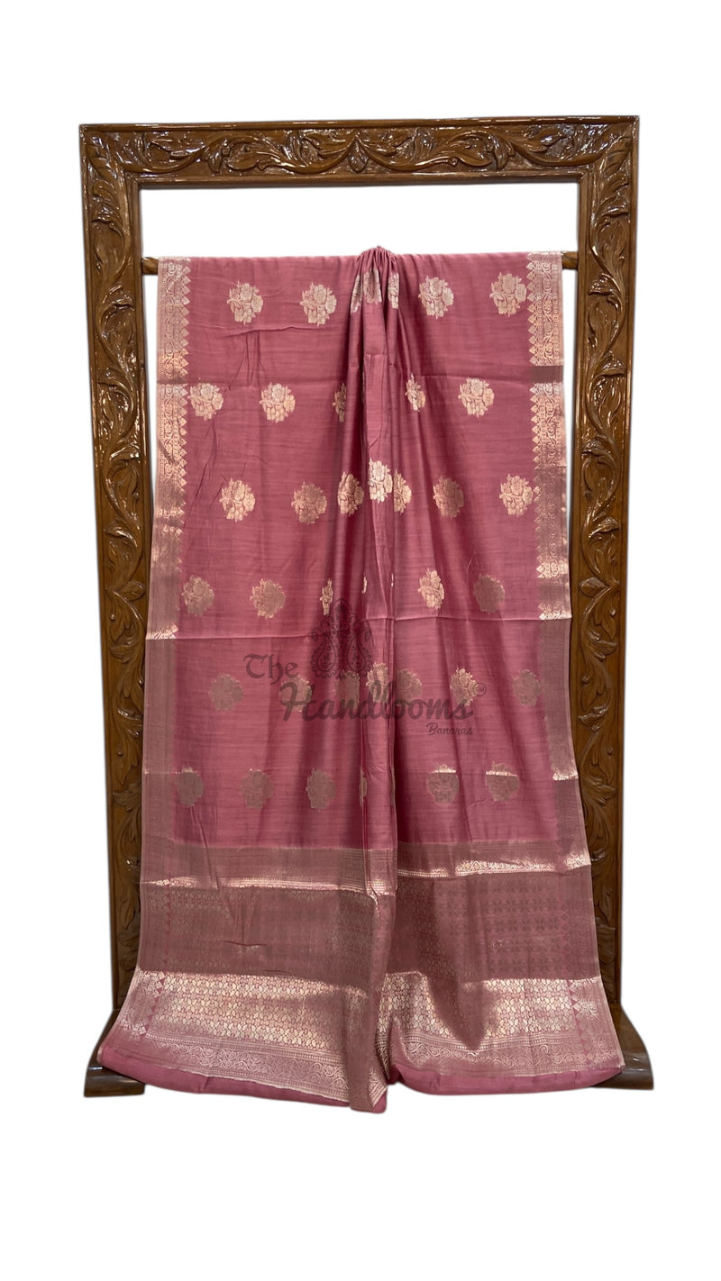 Pure Chiniya Silk Khaddi Handloom Banarasi Saree