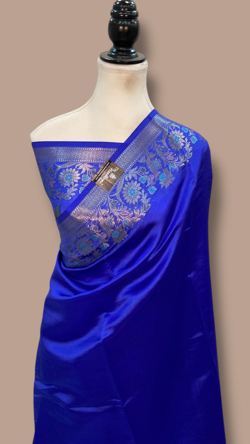 Pure Mango Silk Banarasi Handloom Saree - The Handlooms