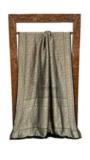 Khaddi Georgette Handloom Banarasi Saree - Tanchui Brocade - The Handlooms