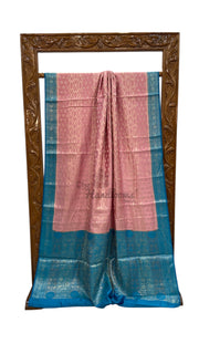 Pure Chiniya Silk Handloom Banarasi Saree - The Handlooms