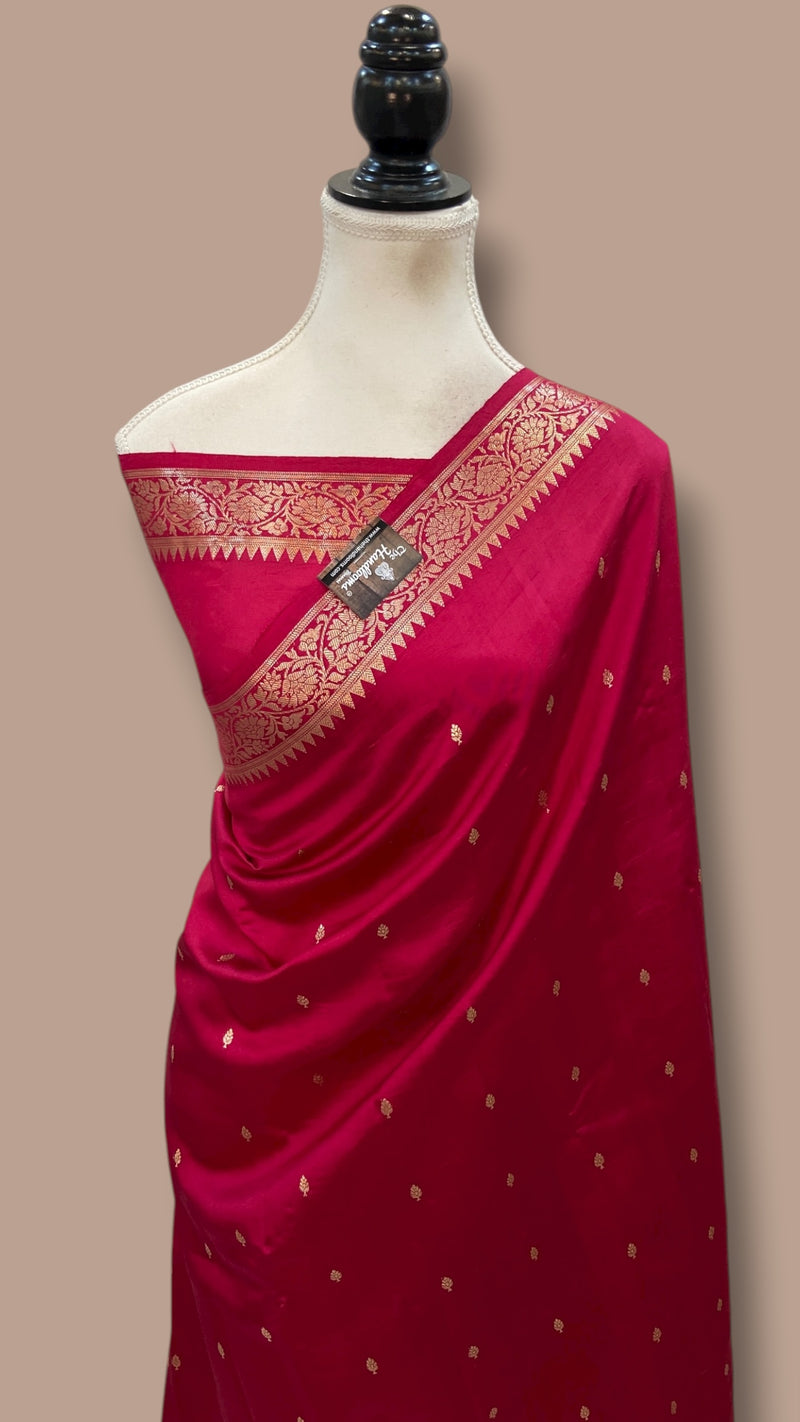 Pure Katan Silk Handloom Saree - The Handlooms