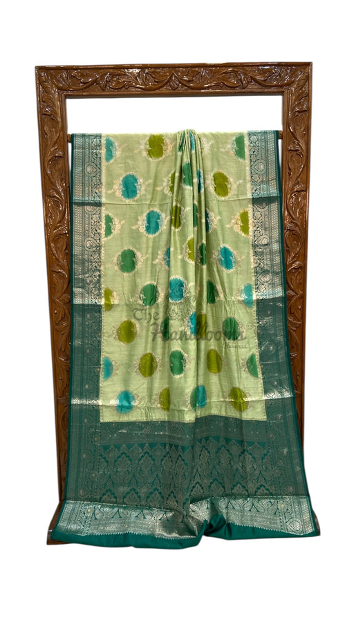 Pure Chiniya Silk Handloom Banarasi Saree - The Handlooms