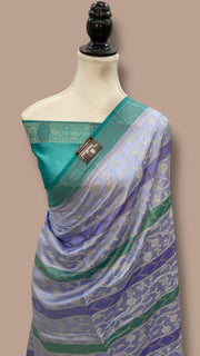 Pure Chiniya Silk Handloom Banarasi Saree - The Handlooms