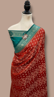 Pure Chiniya Silk Handloom Banarasi Saree - The Handlooms