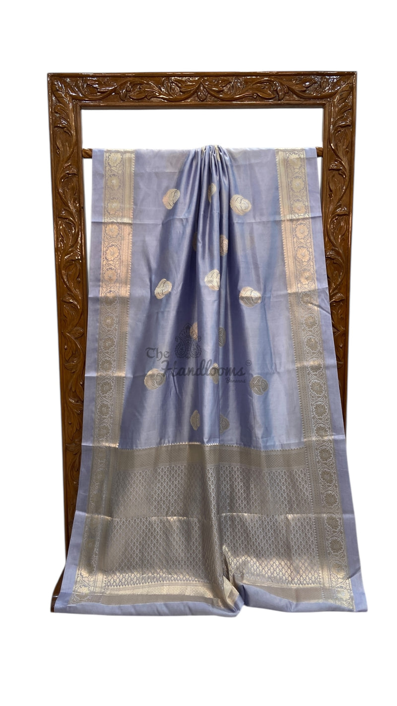 Pure Mango Silk Banarasi Handlokom Saree