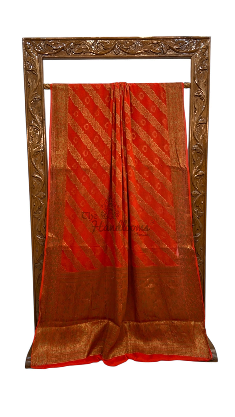 Pure Chiffon Khaddi Banarasi Saree