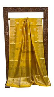 Pure Dupion Silk Banarasi Saree - The Handlooms