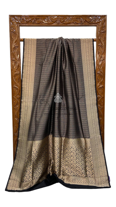 Pure Katan Silk Banarasi Handloom Saree - Tanchui Brocade