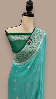 Pure Georgette Banarasi Saree - The Handlooms