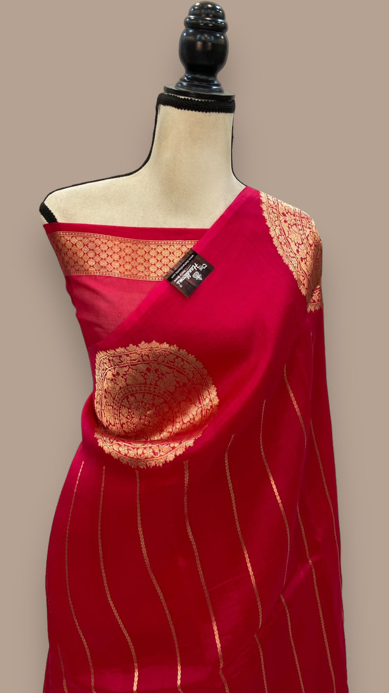 Pure Kora Handloom Banarasi Saree - The Handlooms