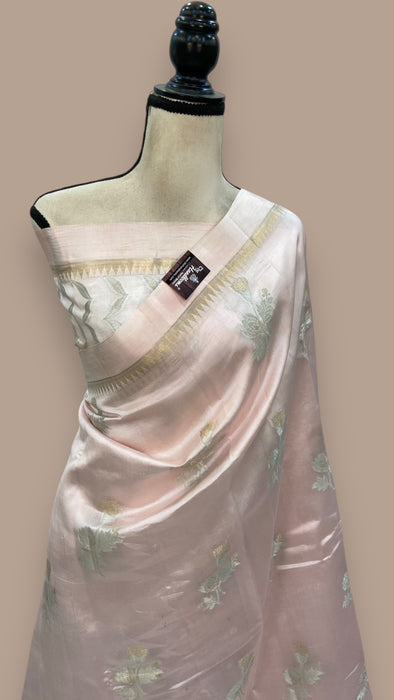 Pure Mango Silk Banarasi Handloom Saree