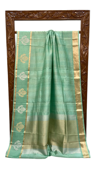 Pure Mango Silk Banarasi Handloom Saree