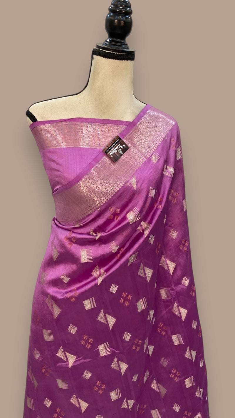 Pure Mango Silk Banarasi Handloom Saree - The Handlooms