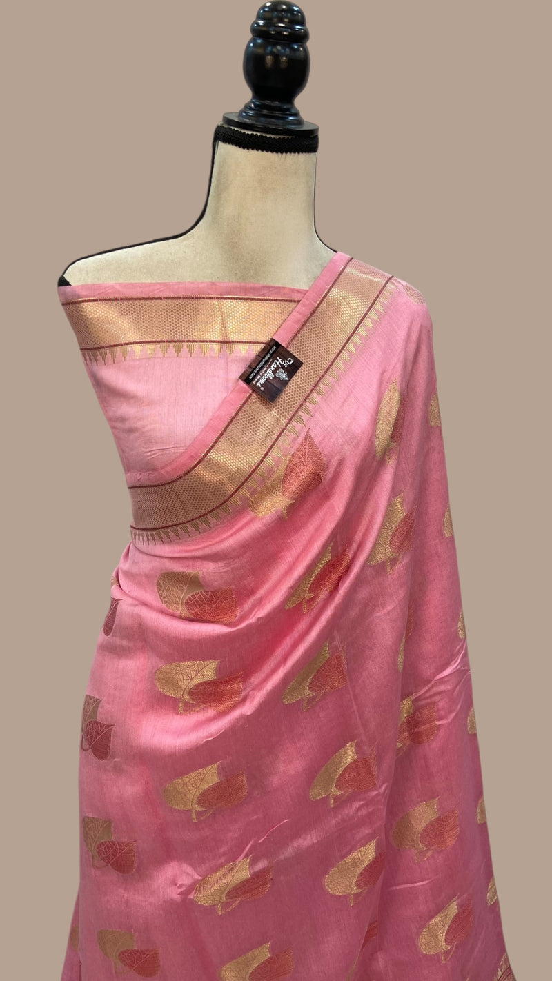 Pure Chanderi Handloom Banarasi Saree - The Handlooms