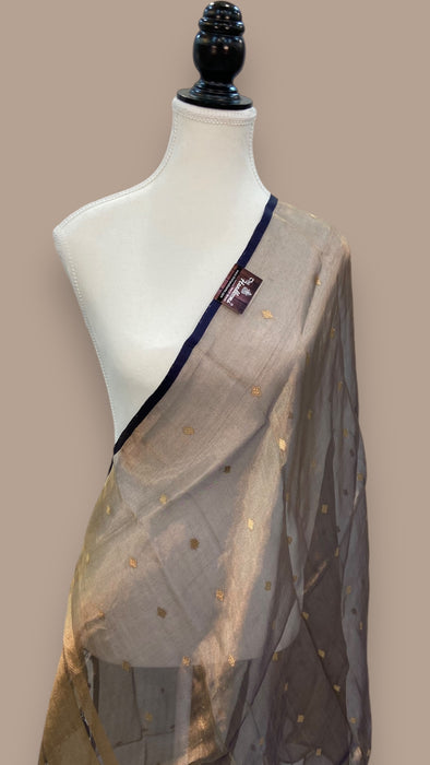 Pure kora Tissue Banarasi Brocade Handloom Dupatta