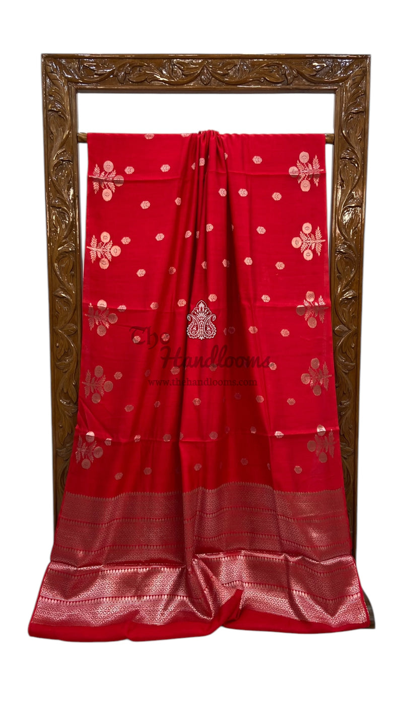 Pure Chiniya Silk Handloom Banarasi Saree - The Handlooms