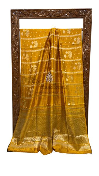 Pure Mango Silk Banarasi Handloom Saree