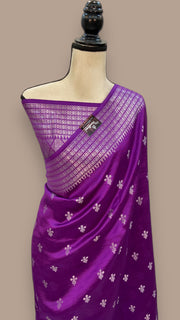 Pure Mango Silk Banarasi Handloom Saree - The Handlooms