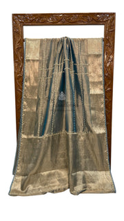 Pure Kora Tissue Handloom Banarasi Saree - Handwork - The Handlooms