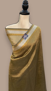 Pure Kora Tissue Handloom Banarasi Saree - The Handlooms