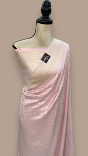 Pure Moonga Khaddi Handloom Banarasi Saree - The Handlooms