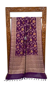 Pure Chiffon Khaddi Banarasi Saree - The Handlooms